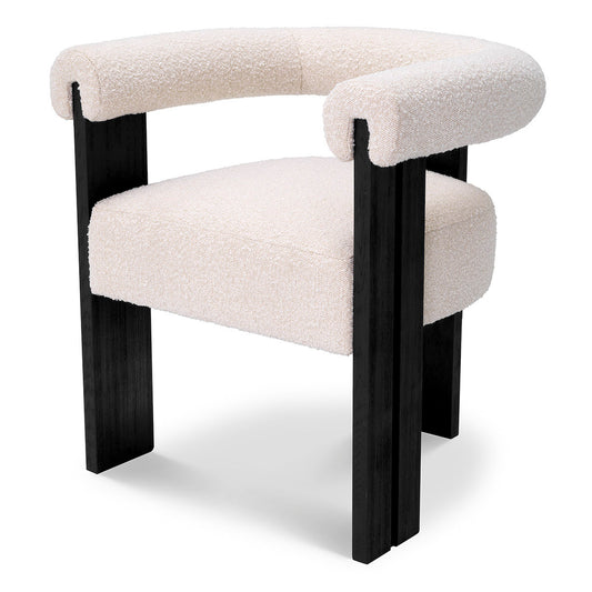 Bouclé Dining Chair Percy