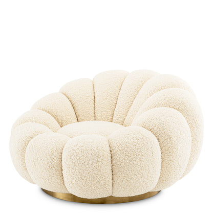 Flower Design Swivel Chair Mello | Cabothousefurniture.com