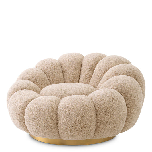 Flower Design Swivel Chair Mello | Cabothousefurniture.com