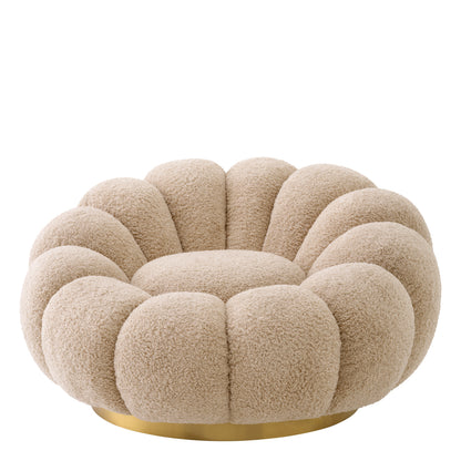 Flower Design Swivel Chair Mello | Cabothousefurniture.com