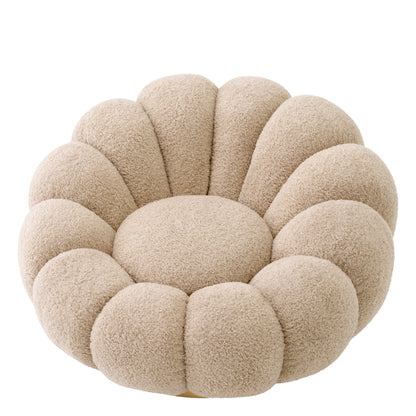 Flower Design Swivel Chair Mello | Cabothousefurniture.com