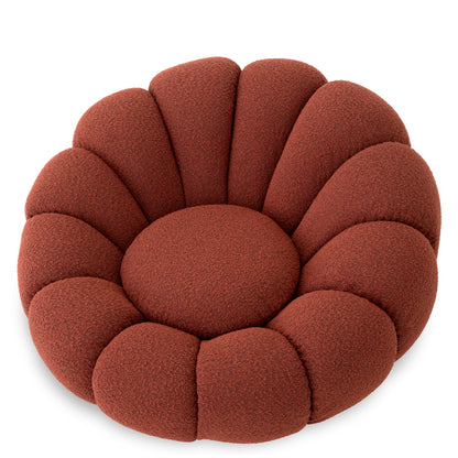 Flower Design Swivel Chair Mello | Cabothousefurniture.com