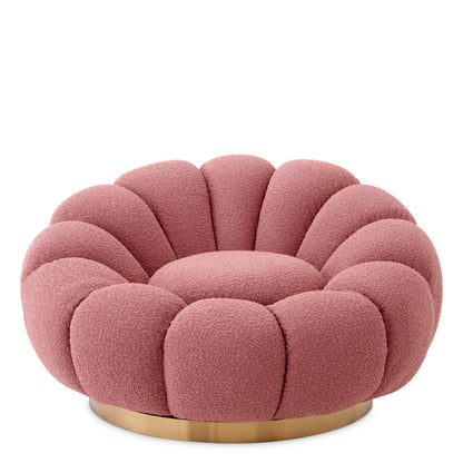 Flower Design Swivel Chair Mello | Cabothousefurniture.com