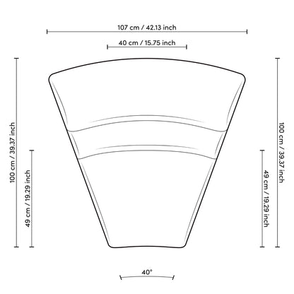 Inside Corner Modular Sofa Lindau | Cabothousefurniture.com