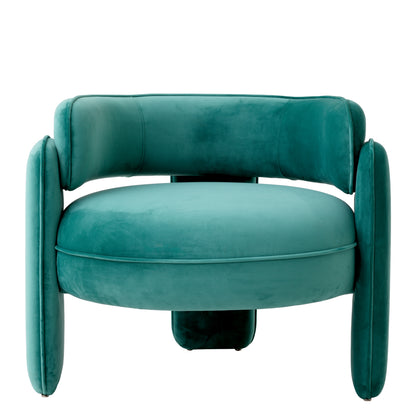 Velvet Modern Accent Chair Chaplin | Cabothousefurniture.com