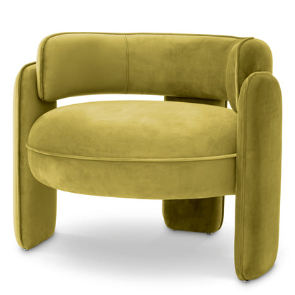 Velvet Modern Accent Chair Chaplin | Cabothousefurniture.com