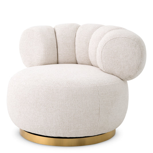 Round Modern Swivel Chair Phedra | Cabothousefurniture.com