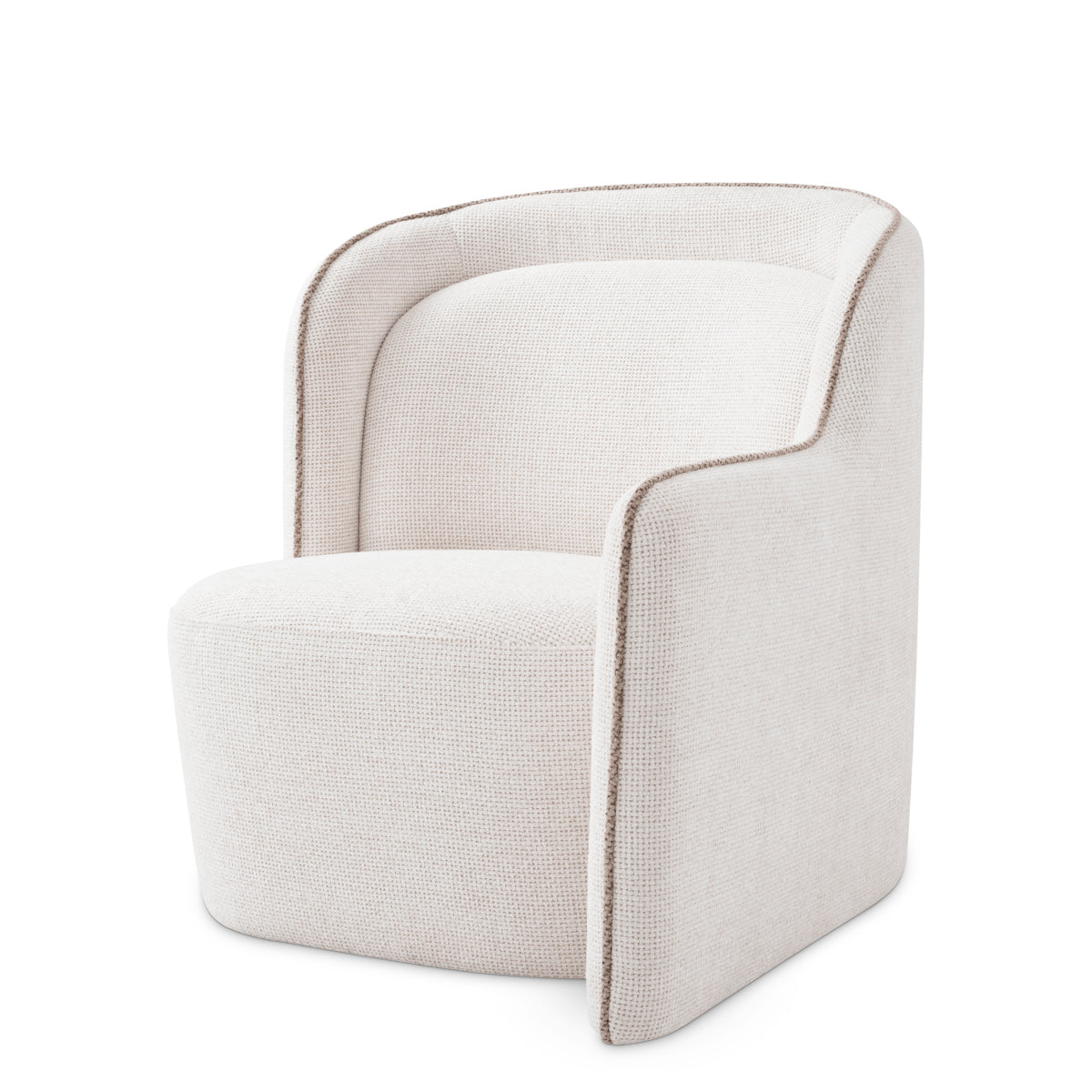 Off White Accent Chair Barrier | Cabothousefurniture.com