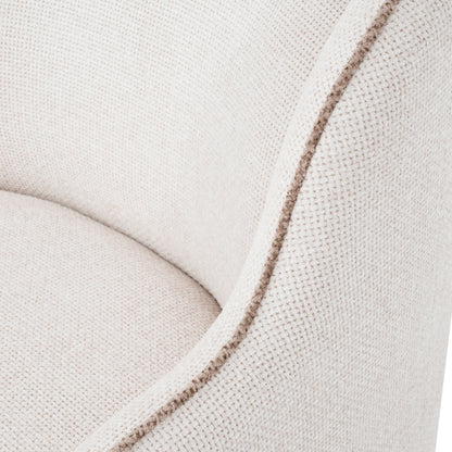 Off White Accent Chair Barrier | Cabothousefurniture.com