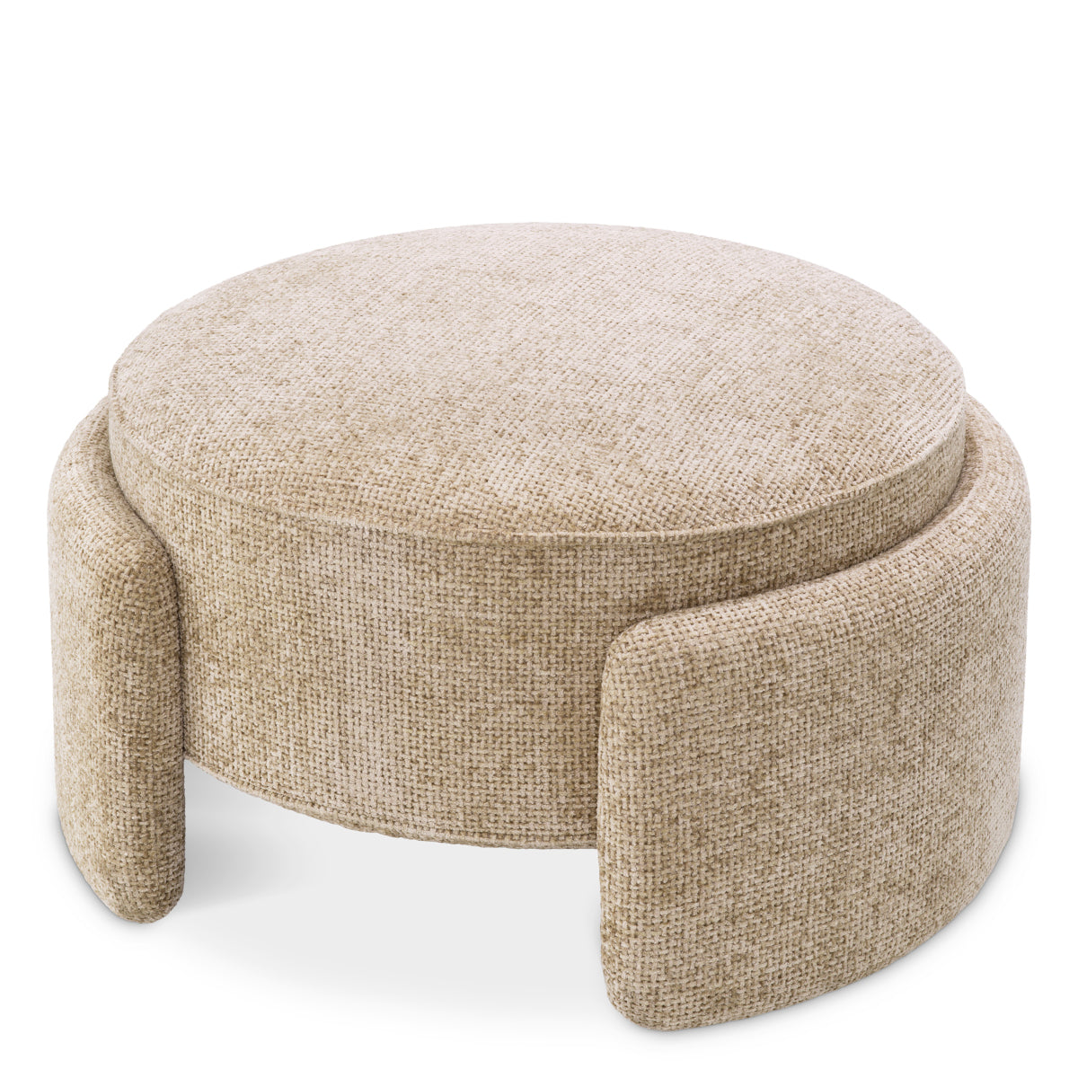 Upholstered Modern Stool Ortega