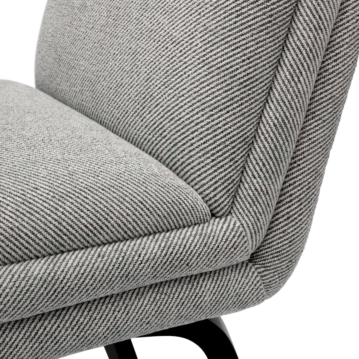 Gray Upholstered Dining Chair Lucia