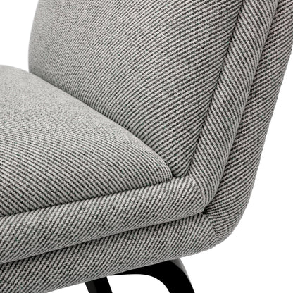 Gray Upholstered Dining Chair Lucia