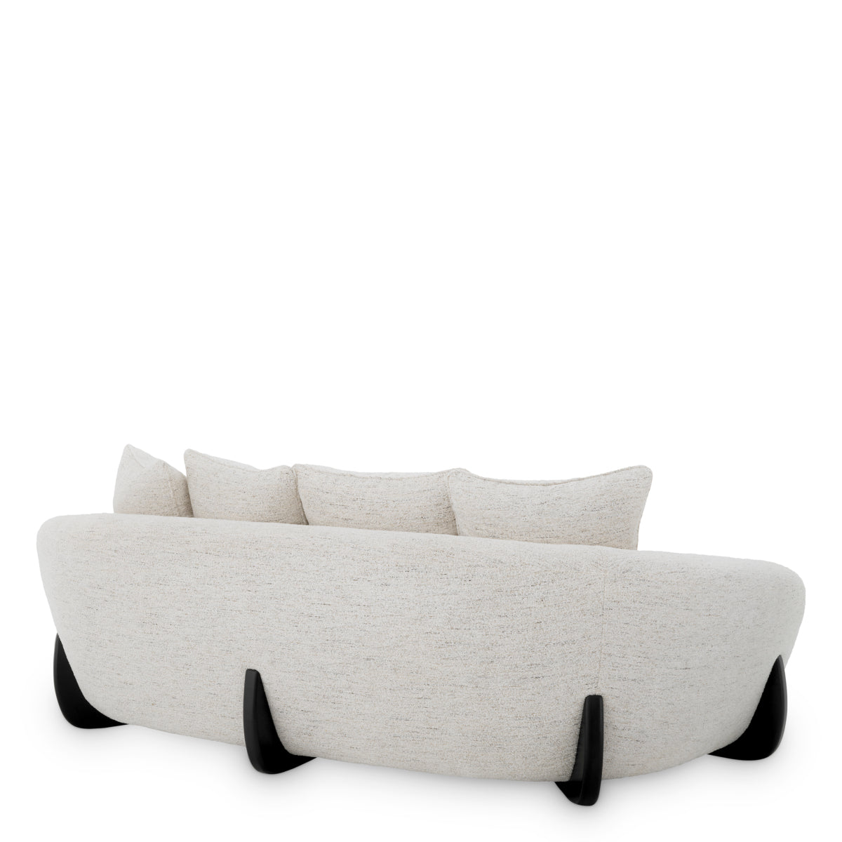 Off-White Curved Sofa Siderno | Cabothousefurniture.com