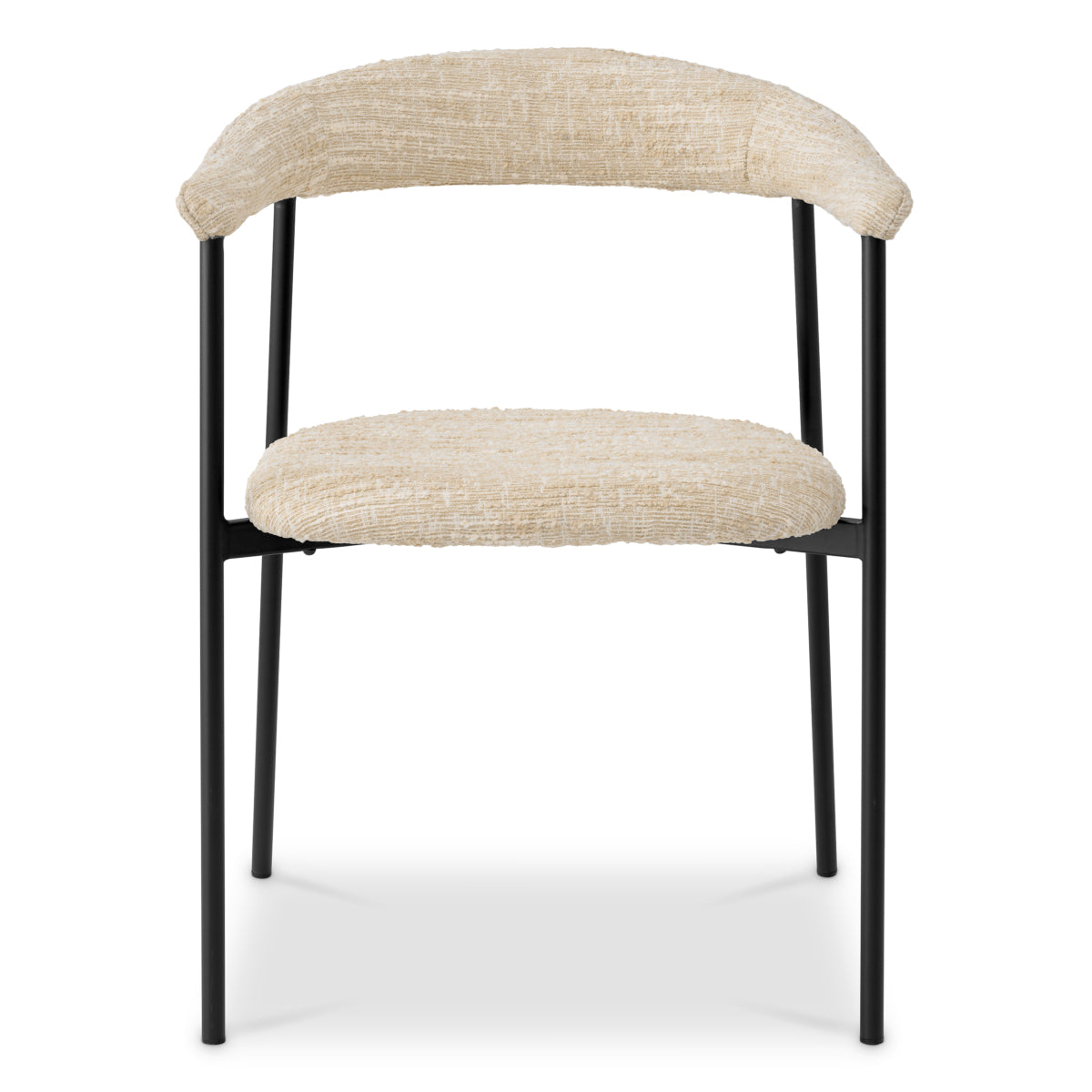 Bouclé Dining Chairs (2) Julio | Cabothousefurniture.com