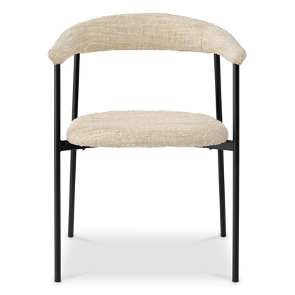 Bouclé Dining Chairs (2) Julio | Cabothousefurniture.com