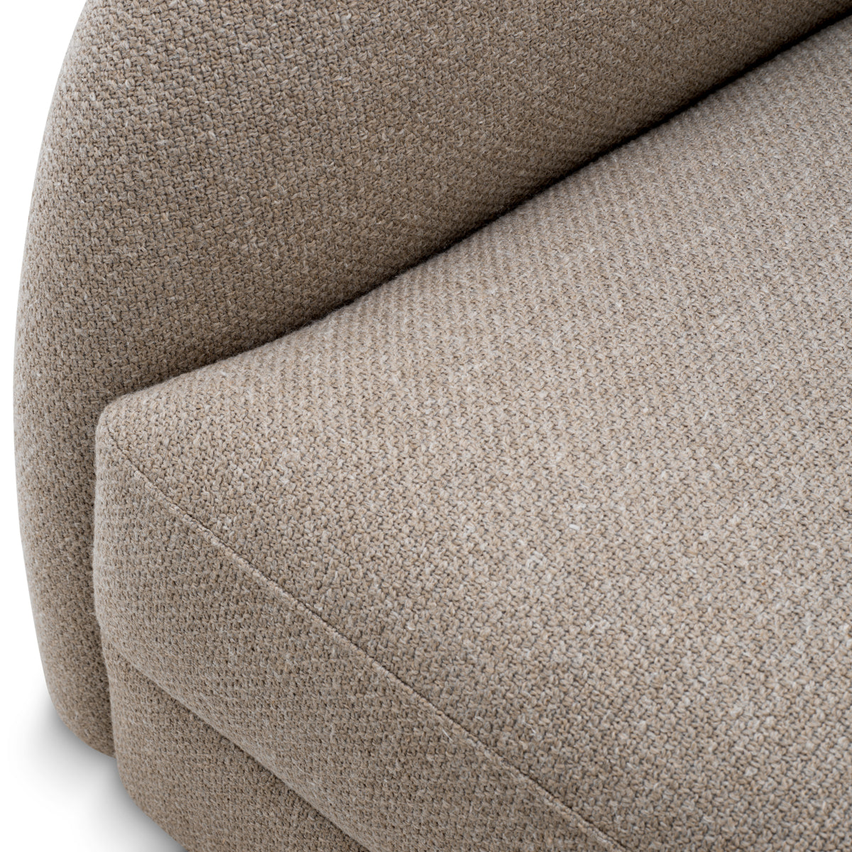 Greige Curved Sofa Divisadero