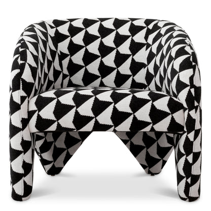 Zenith Black & White Chair Toledo | Cabothousefurniture.com