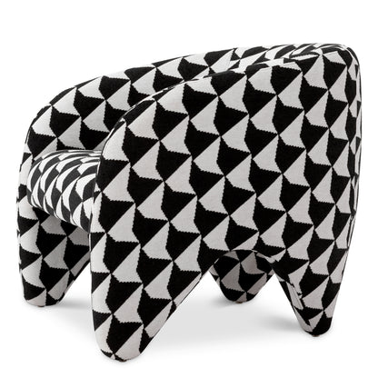 Zenith Black & White Chair Toledo | Cabothousefurniture.com