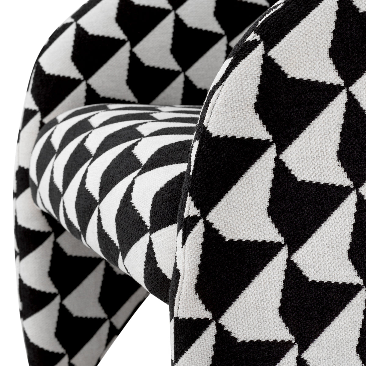 Zenith Black & White Chair Toledo | Cabothousefurniture.com