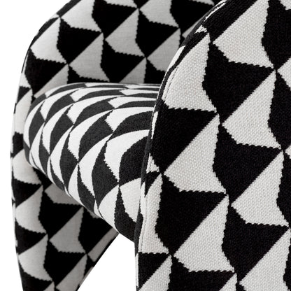 Zenith Black & White Chair Toledo | Cabothousefurniture.com