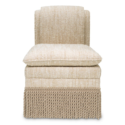 Cream Boucle Dining Chair Fairburn | Cabothousefurniture.com
