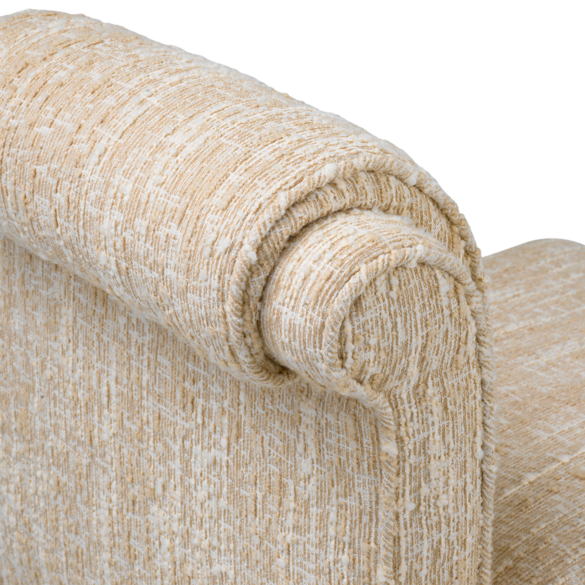 Cream Boucle Dining Chair Fairburn | Cabothousefurniture.com