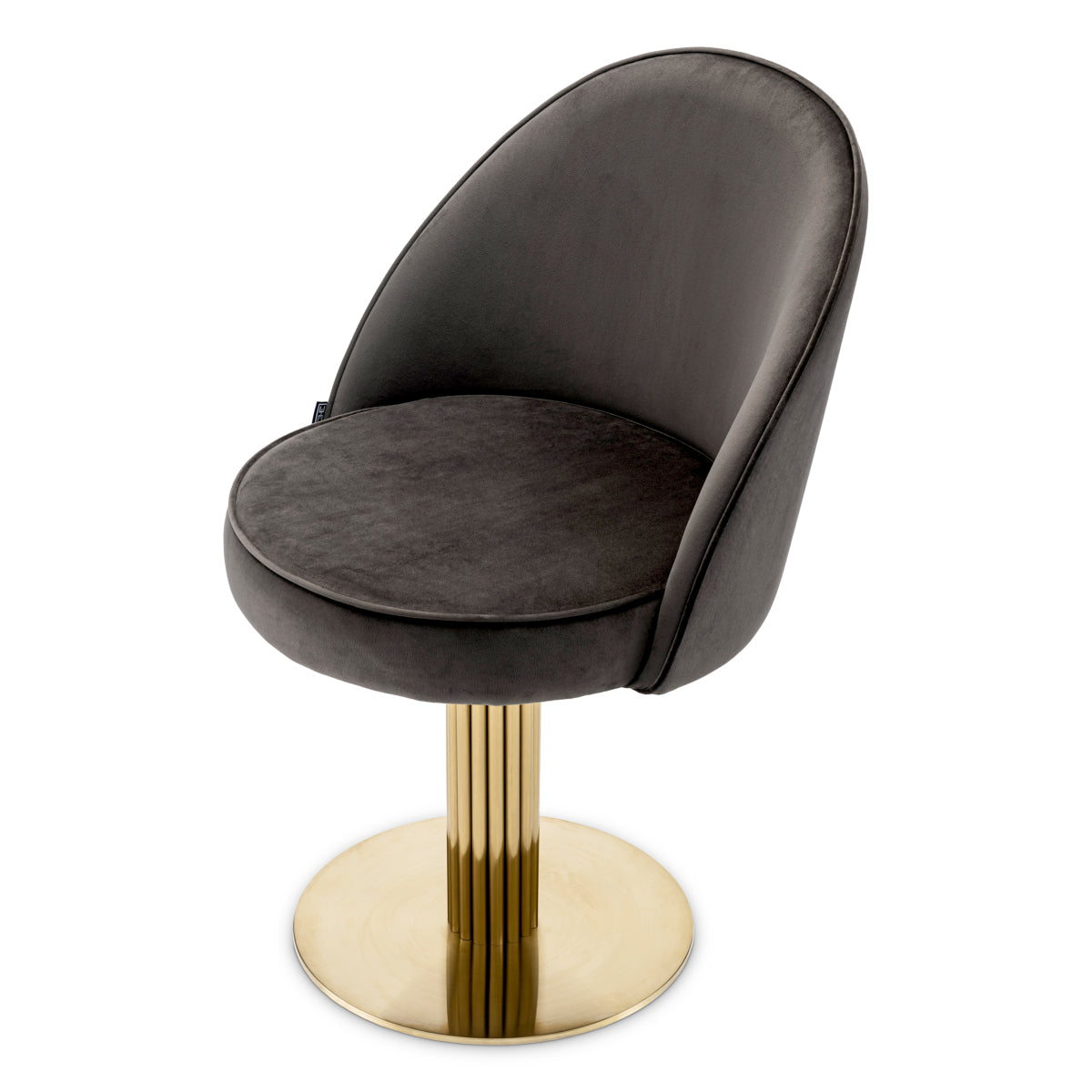 Gray Velvet Dining Chair Dorland