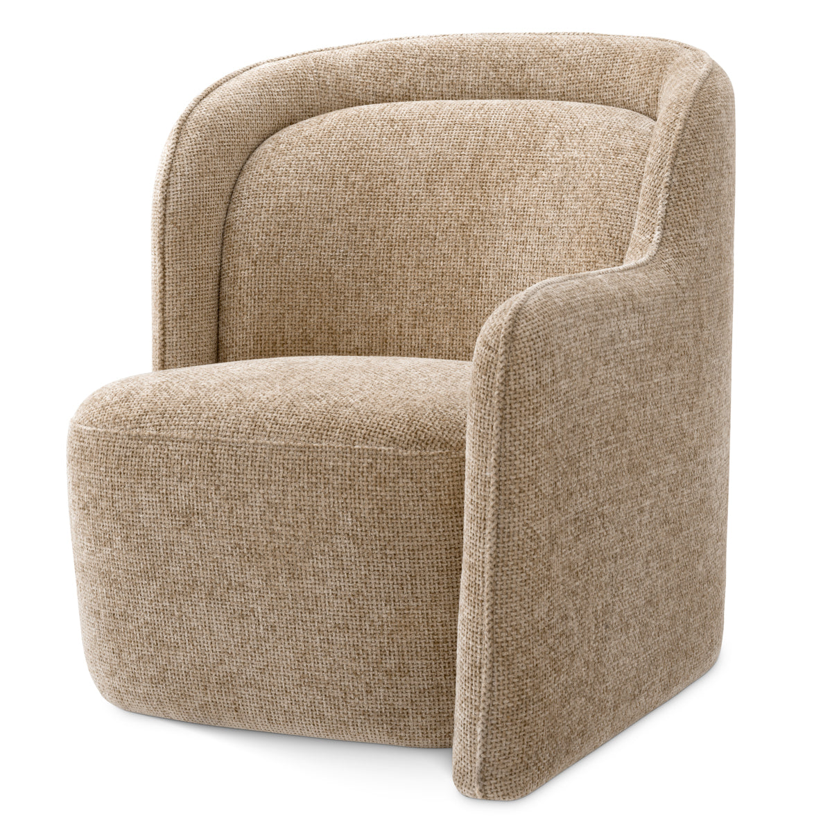Lyssa Sand Upholstered Armchair Barrier | Cabothousefurniture.com