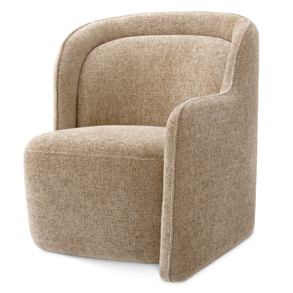 Lyssa Sand Upholstered Armchair Barrier | Cabothousefurniture.com