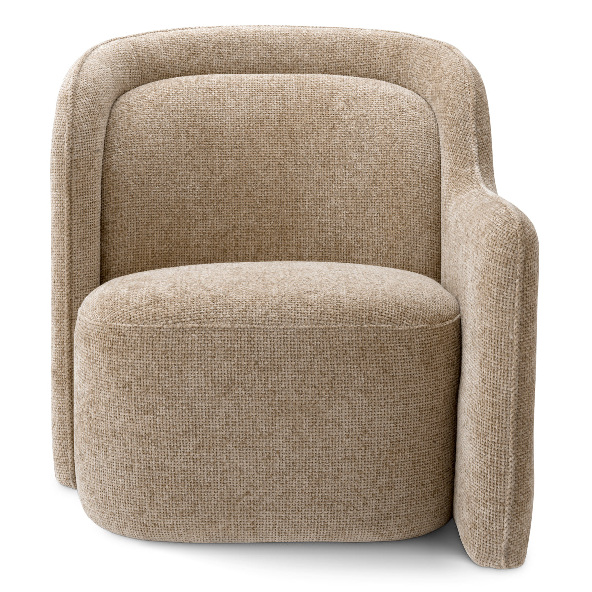 Lyssa Sand Upholstered Armchair Barrier | Cabothousefurniture.com