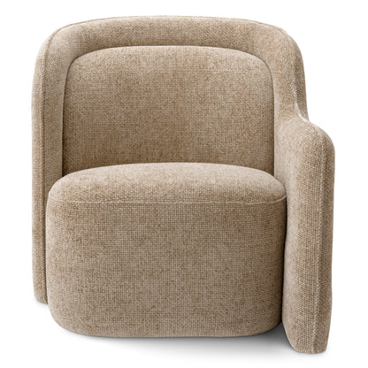 Lyssa Sand Upholstered Armchair Barrier | Cabothousefurniture.com