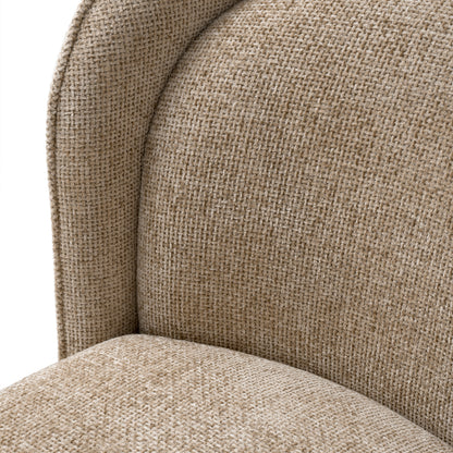 Lyssa Sand Upholstered Armchair Barrier | Cabothousefurniture.com