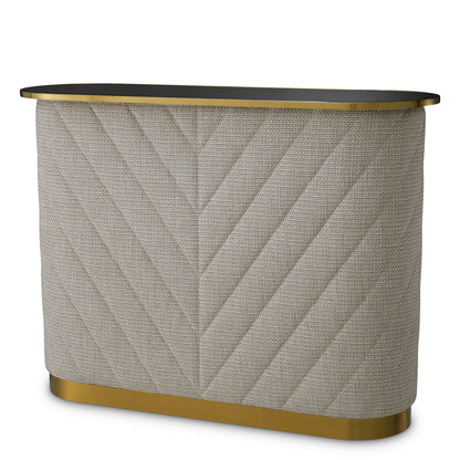 Beveled Glass Bar Table Matthew | Cabothousefurniture.com