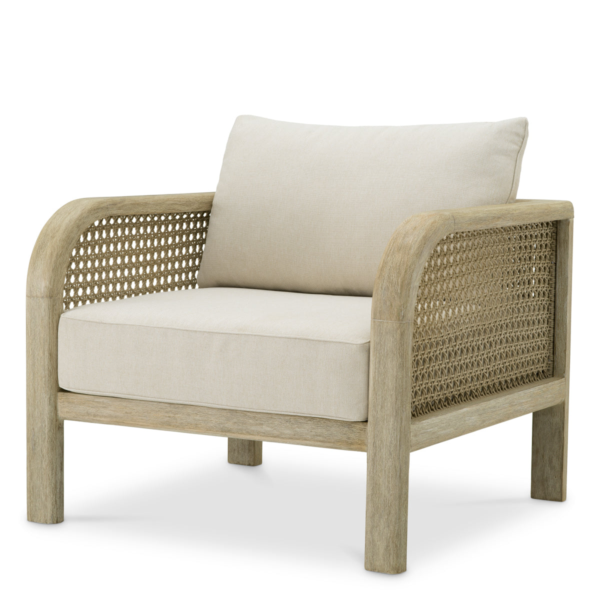 Teak Outdoor Lounge Chair Julia | Cabothousefurniture.com