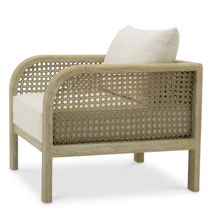Teak Outdoor Lounge Chair Julia | Cabothousefurniture.com