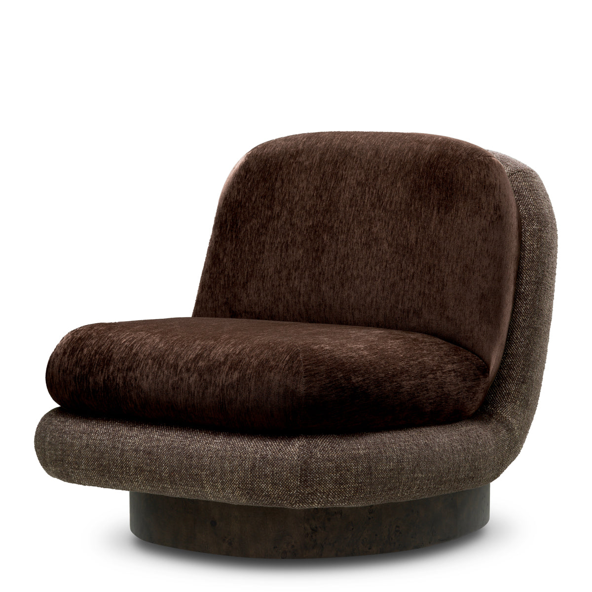 Brown Swivel Chair Galiano | Cabothousefurniture.com