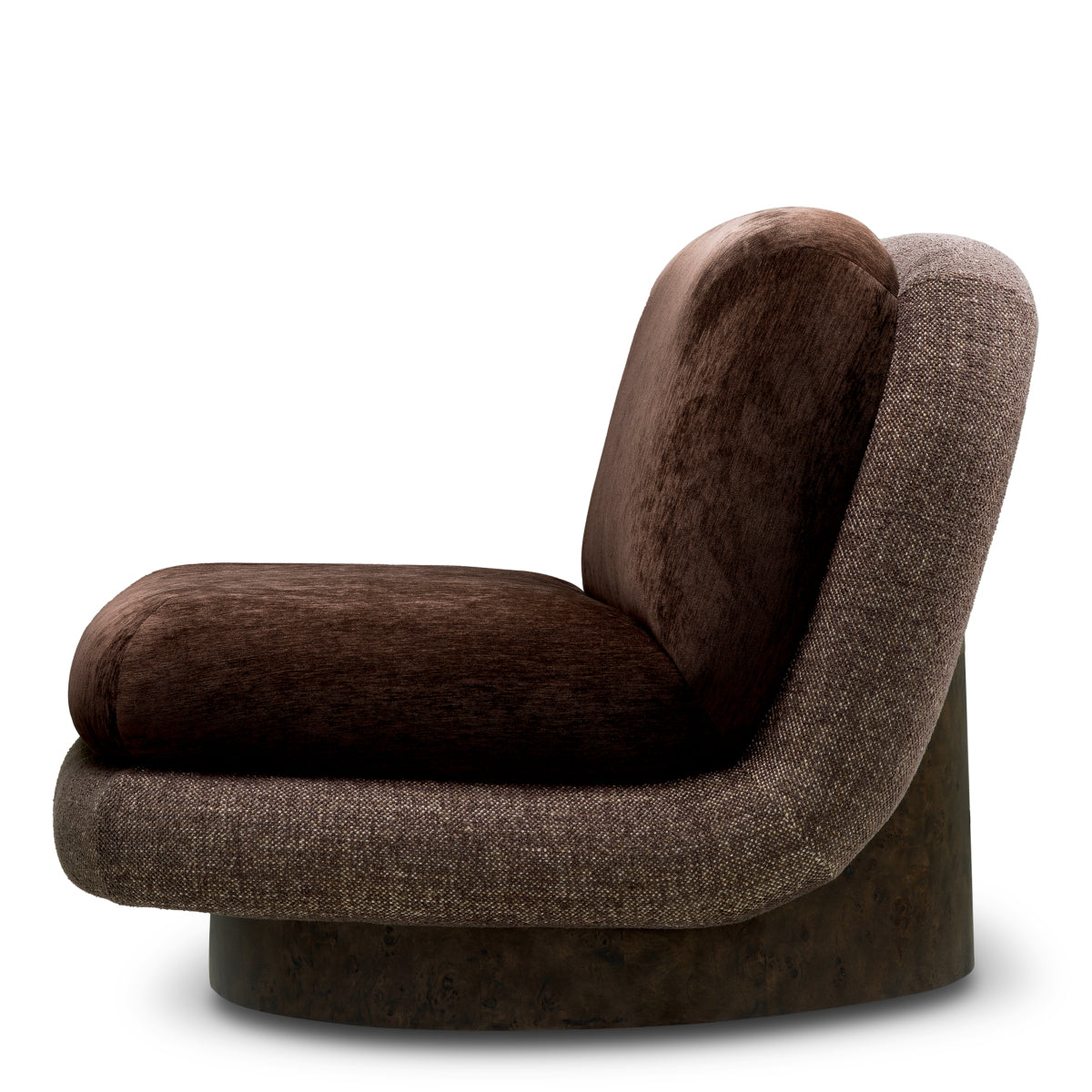 Brown Swivel Chair Galiano | Cabothousefurniture.com