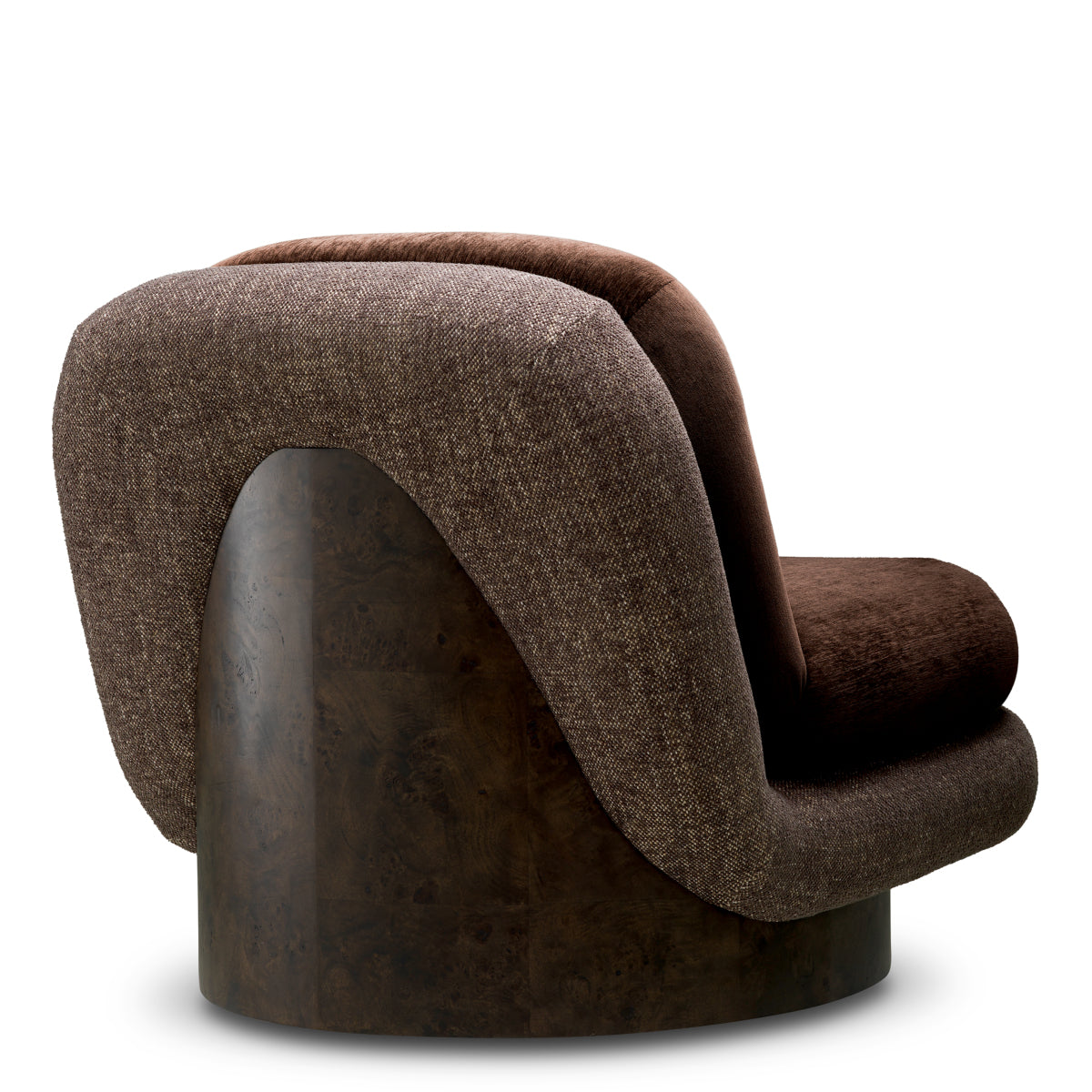 Brown Swivel Chair Galiano | Cabothousefurniture.com