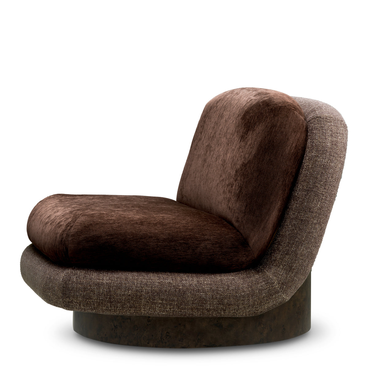 Brown Swivel Chair Galiano | Cabothousefurniture.com