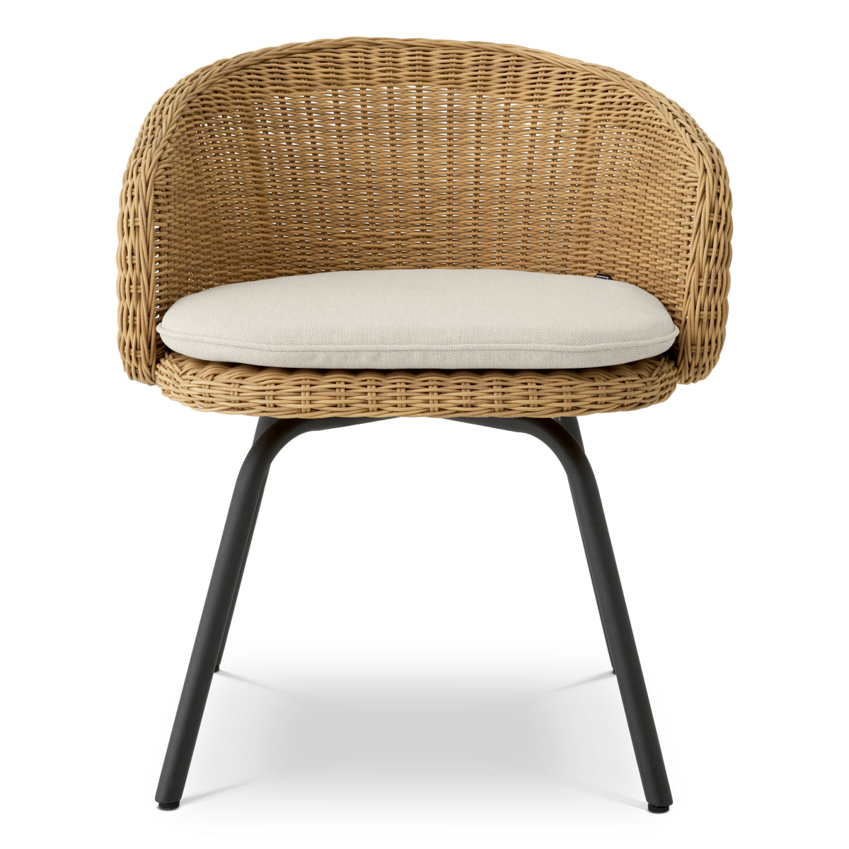 Rattan Look Outdoor Dining Chair Nolan