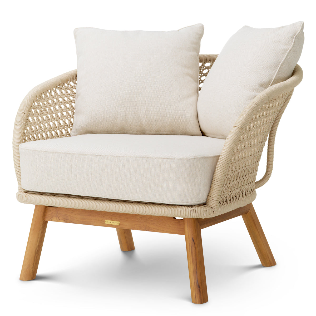 Teak Outdoor Lounge Chair Trinity | Cabothousefurniture.com