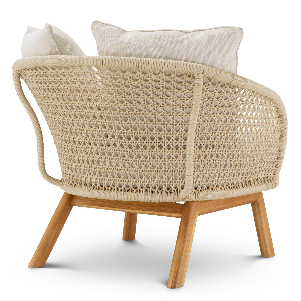 Teak Outdoor Lounge Chair Trinity | Cabothousefurniture.com
