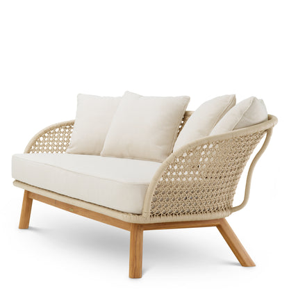 Teak Outdoor Sofa Trinity | Cabothousefurniture.com