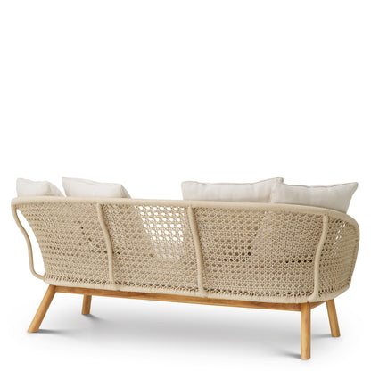 Teak Outdoor Sofa Trinity | Cabothousefurniture.com