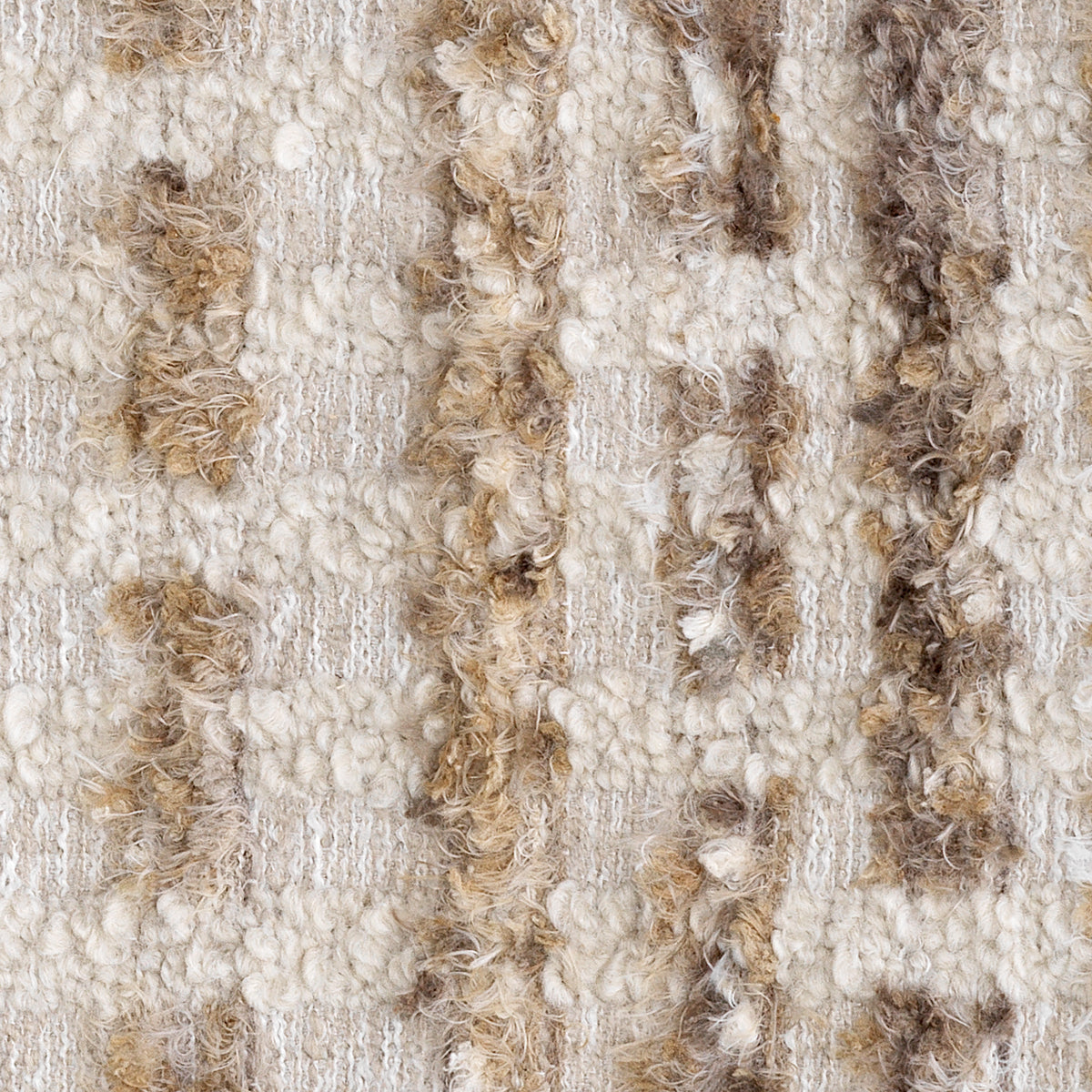 Beige Fabric Lounge Chair Rubina