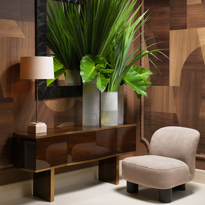 Greige Lounge Chair Thorndale | Cabothousefurniture.com