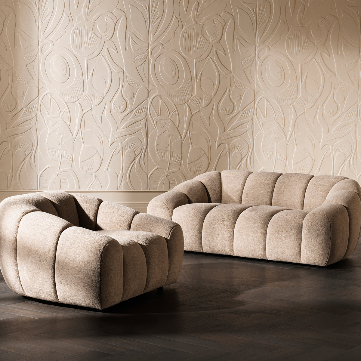 Greige Modern Sofa Gavona | Cabothousefurniture.com