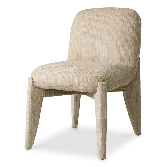 Natural Upholstered Dining Chair Marius | Cabothousefurniture.com