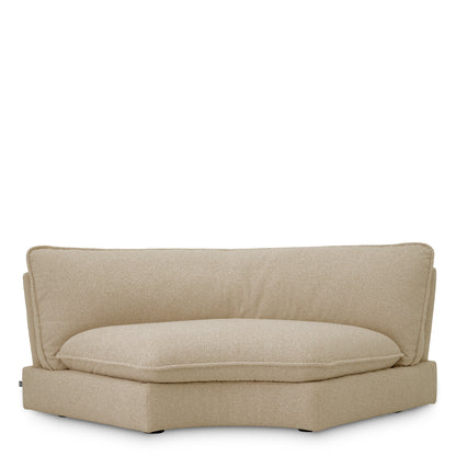 Beige Upholstered Modular Sofa Cresson | Cabothousefurniture.com