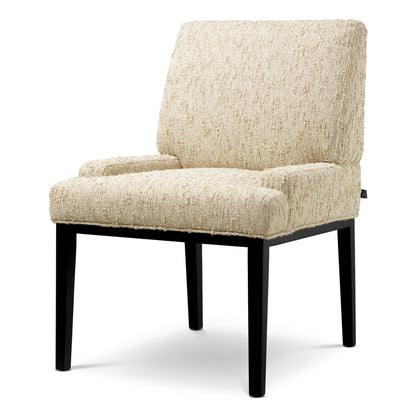 Beige Fabric Dining Chair Bromley